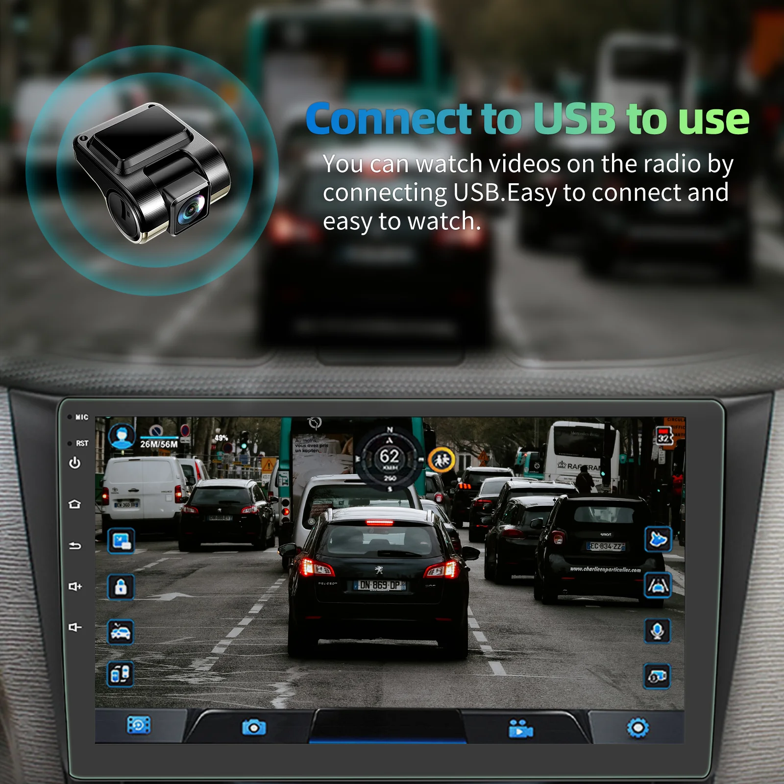 ESSGOO 9" Car Radio Android 14 For Opel Astra J 09-14 Buick Excelle Verano 10-15 Multimedia Player Navi GPS Carplay Android Auto