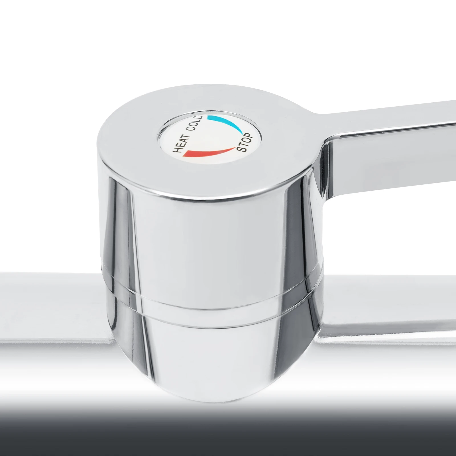 Electric Heating Faucet 3000W, Fast Heating 3s 77-131°F, Kitchen Sink Tap with LED Temperature Display EU Plug