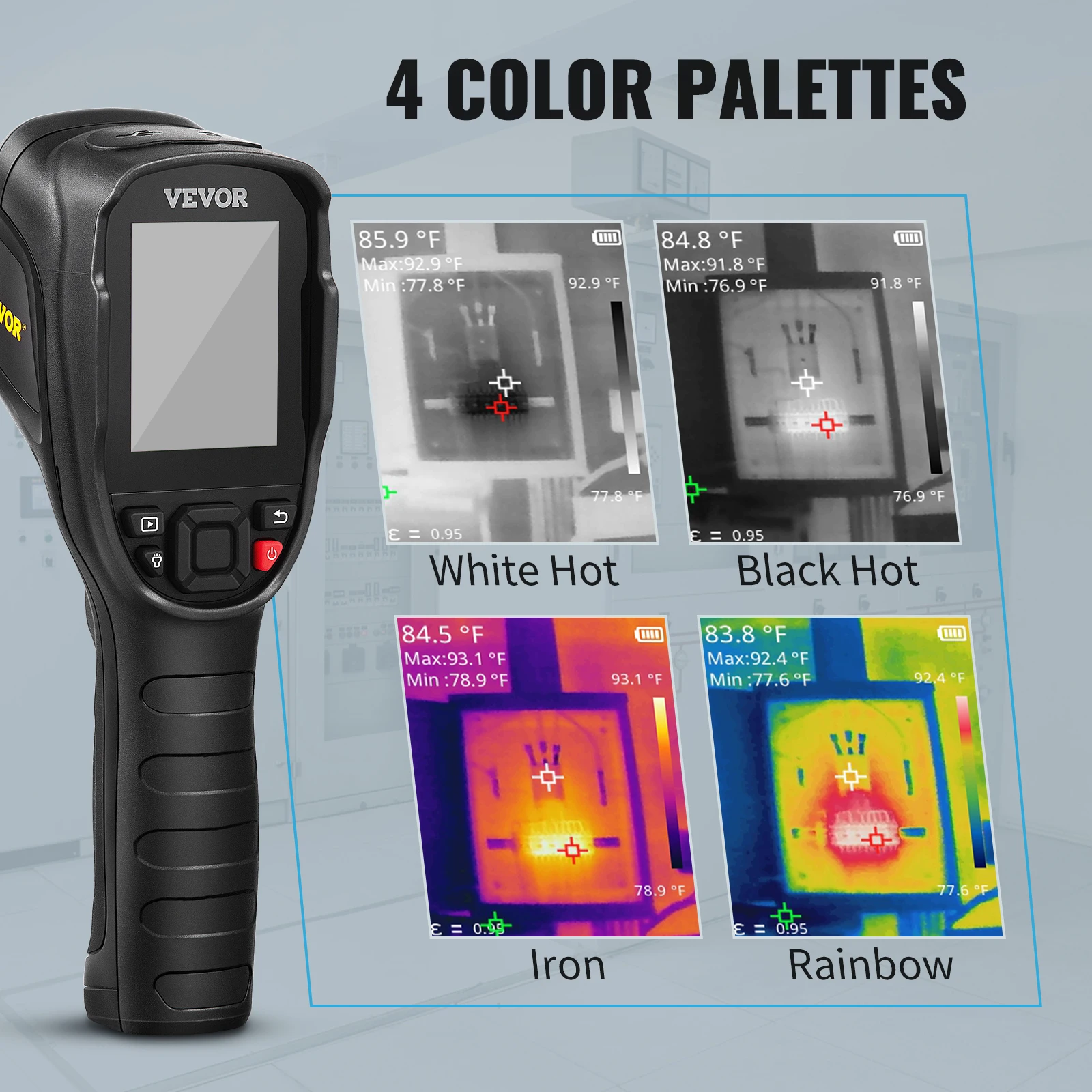 SucceBuy Thermal Imaging Camera 240x180/384 x 288IR High Resolution Professional Infrared Thermal Imager for Repair Pipeline Detection PCB