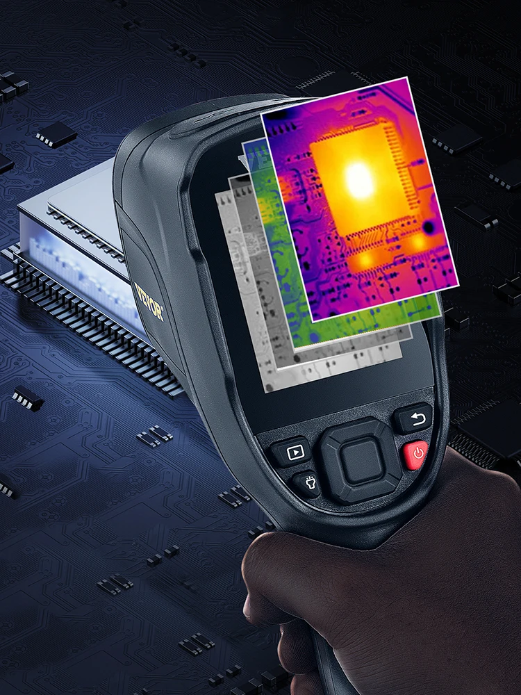 SucceBuy Thermal Imaging Camera 240x180/384 x 288IR High Resolution Professional Infrared Thermal Imager for Repair Pipeline Detection PCB