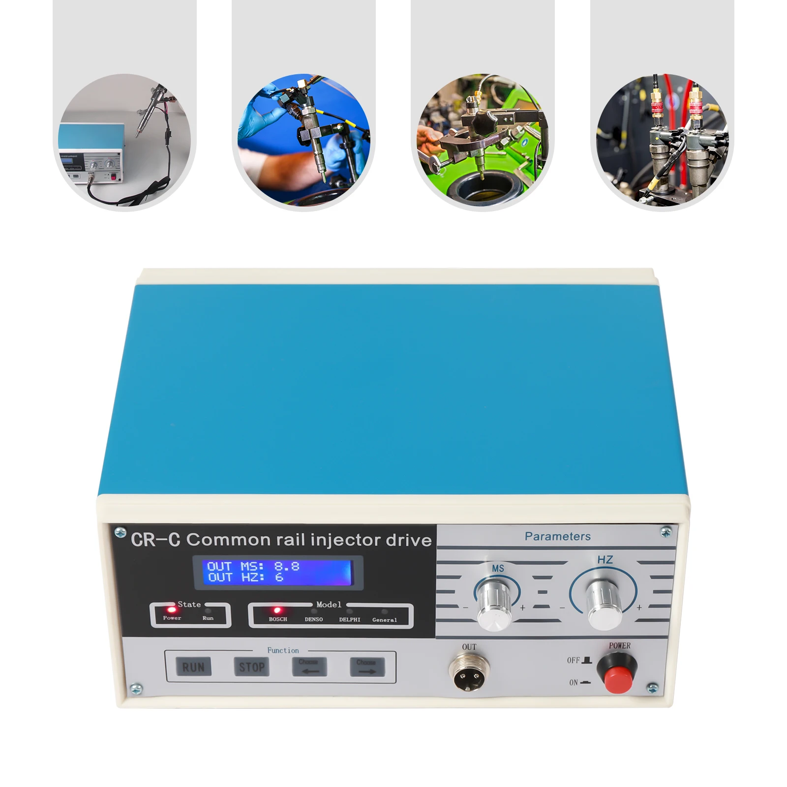 CR-C Diesel Injektor Tester Multifunction Diesel Common-Rail Injektor Detektor Power Supply AC110-240V