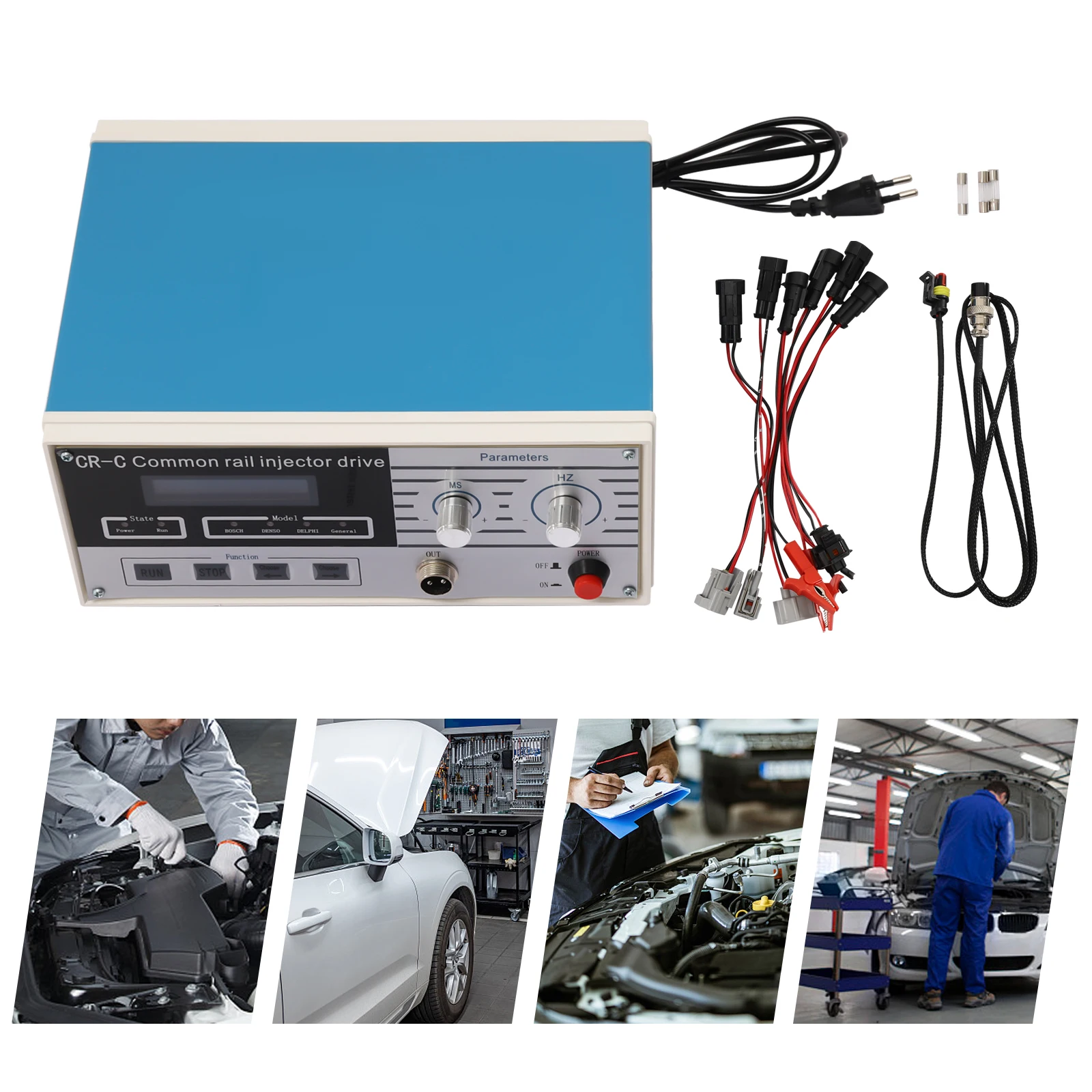 CR-C Diesel Injektor Tester Multifunction Diesel Common-Rail Injektor Detektor Power Supply AC110-240V