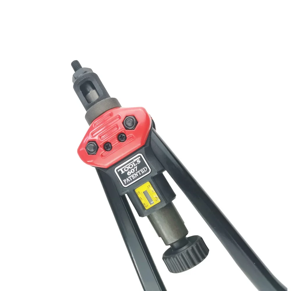 ALLSOME BT-607 Rivet Tool Kit Rivnut Setting Tool Nut Setter NutSert Hand Riveter Guns Mandrels M3 M4 M5 M6 M8 M10 M12 HT2778