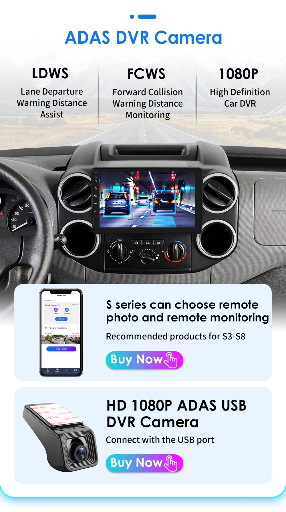 OSSURET CarPlay Android Car Radio For Citroen Berlingo B9 Peugeot Partner 2008 -2019 Car Multimedia Player GPS 2din 4G autoradio