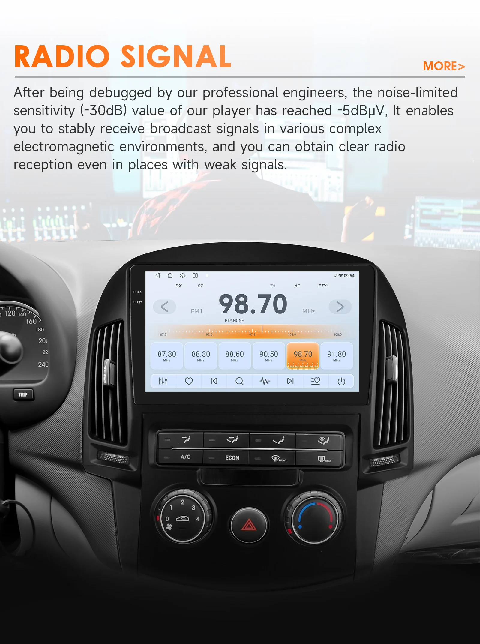 2Din Carplay Android Car Radio For Hyundai I30 i30 AT MT 2006 - 2011 Car Multimedia Player Navi GPS Autoradio 4G-LET RDS 6115