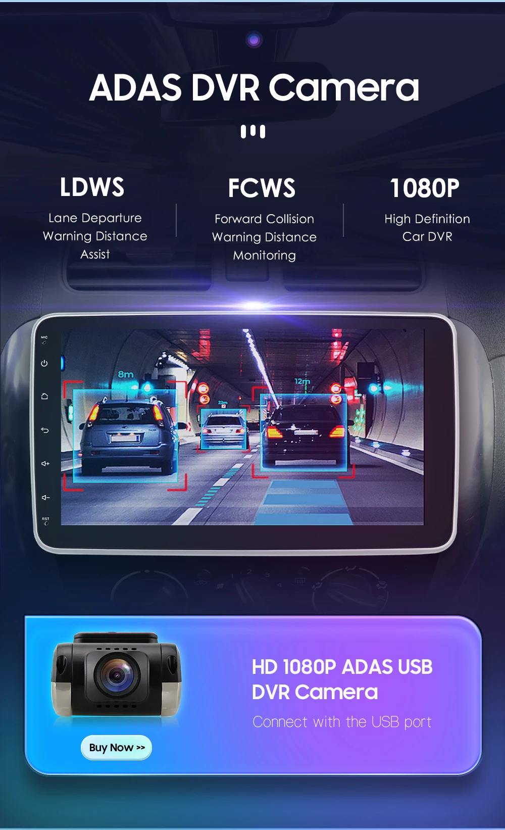 10.1" HIZPO 1Din Universal Android Auto Car Radio 360° Rotatable Screen Multimedia Headunit 4G CarPlay RDS DSP GPS Navi