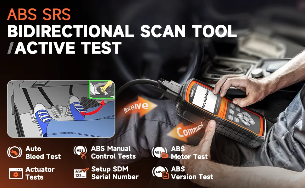 FOXWELL NT630 Plus OBD2 Diagnostic Tool Bidirectional Scanner Car ABS SAS SRS EPB OIL Reset Engine Check ODB Automotive Scanner