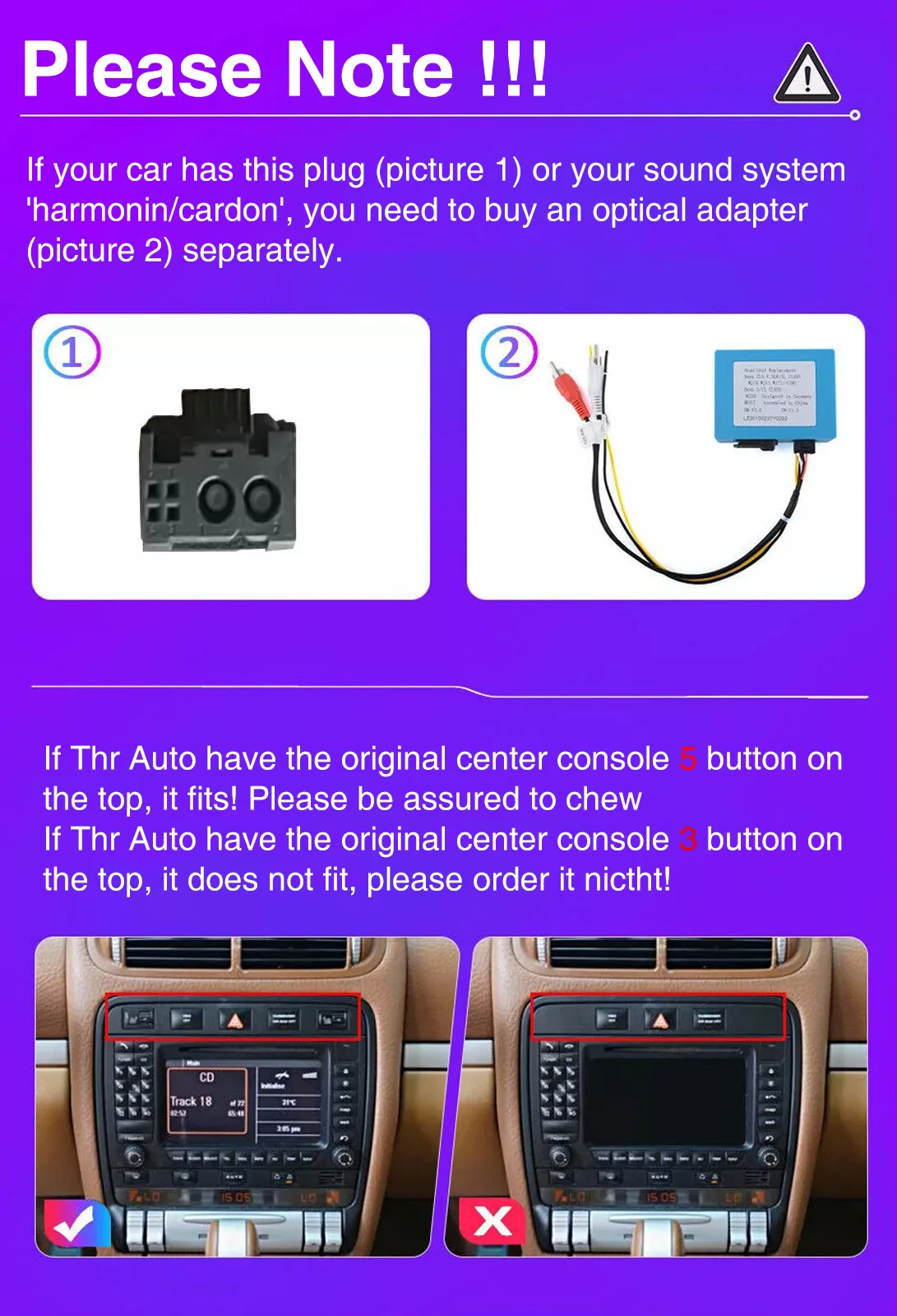ESSGOO 9Inch Touch Screen For Porsche Cayenne 9PA 2002-2010 8 Core 4+64GB Android 13 Car Radio CarPlay GPS Navigation WiFi FM BT