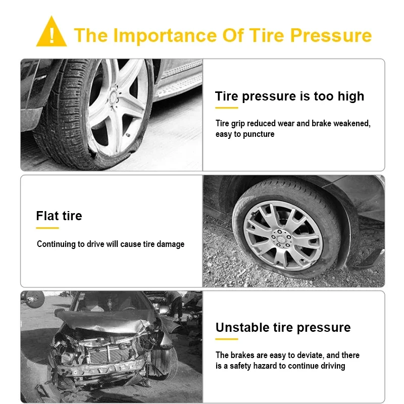 120W Wireless/Wired Handheld Air Compressor Inflatable Pump Portable Air Pump Tire Inflator Digital for Car Bicycle Balls