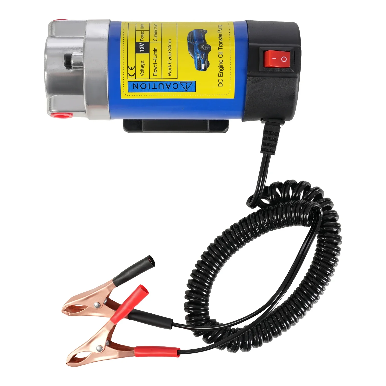 12V Portable Gear Oil Extractor Pump PE and PVC Freestanding Engine Oil Transfer Pump