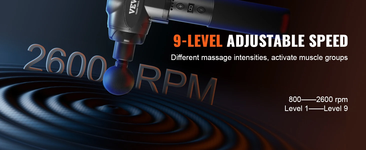 SucceBuy Massage Gun Deep Tissue Percussion Muscle Massager for Athletes Electric Massage Gun for Pain Relief Muscle Relaxation
