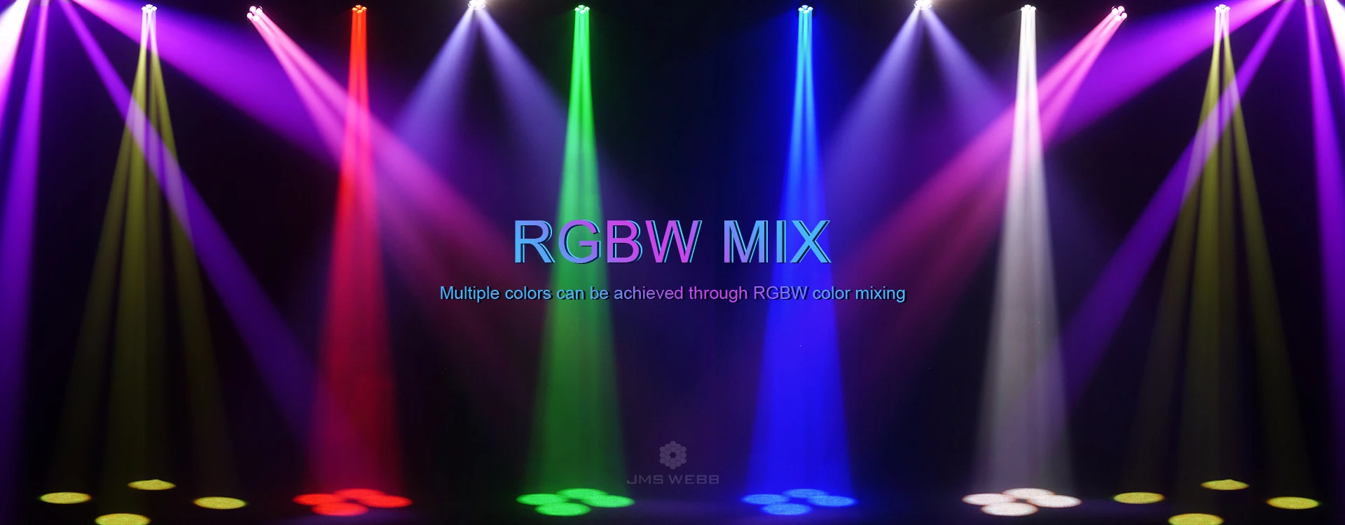 2PCS JMS WEDD 4x40w RGBW 4in1 LED Moving Head Wash Beam Zoom Bee Eyes Light For DJ Disco Wedding Party Stage Lights Effect