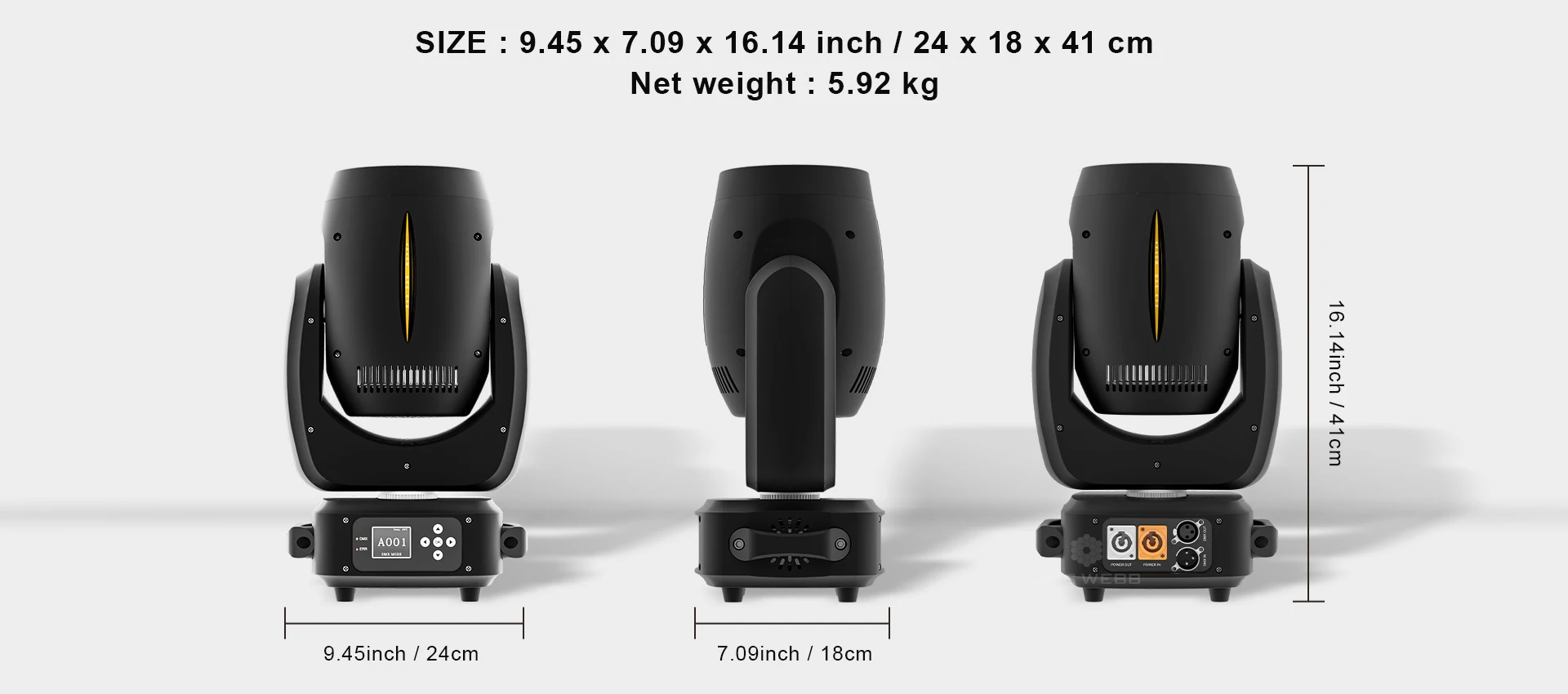 2PCS JMS WEDD 4x40w RGBW 4in1 LED Moving Head Wash Beam Zoom Bee Eyes Light For DJ Disco Wedding Party Stage Lights Effect