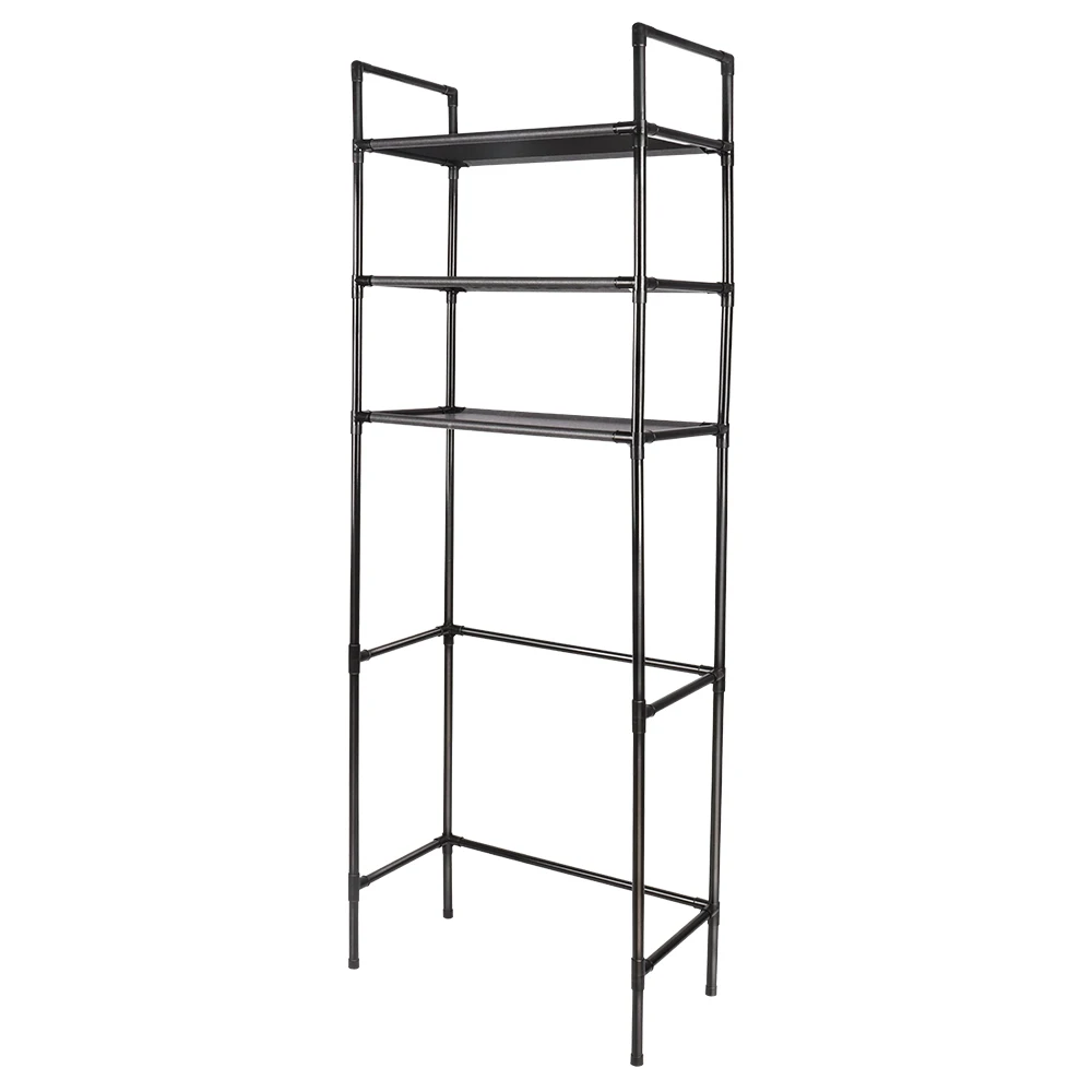 Storage Shelf for Bathroom Space Saver Over Toilet Rack Storage Organizer Rack Floor-to-ceiling Bathroom Rack Storage Accessory