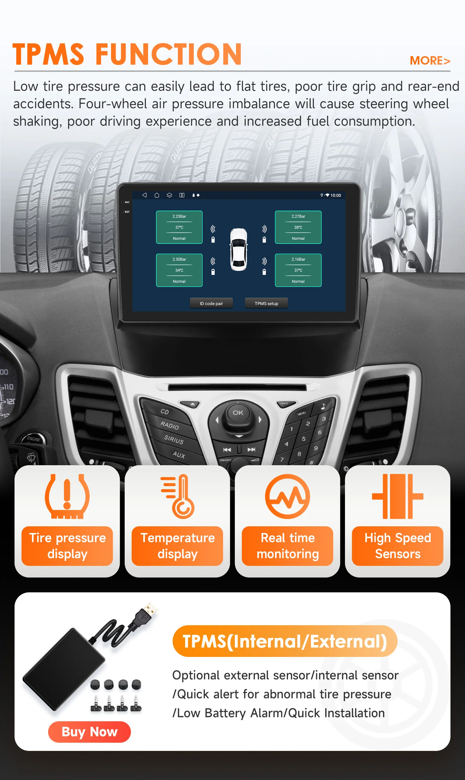 CarPlay Android Car Radio For Ford Fiesta 2009-2017 Car Multimedia Video Player GPS Intelligent Screen 2Din autoradio 360camera