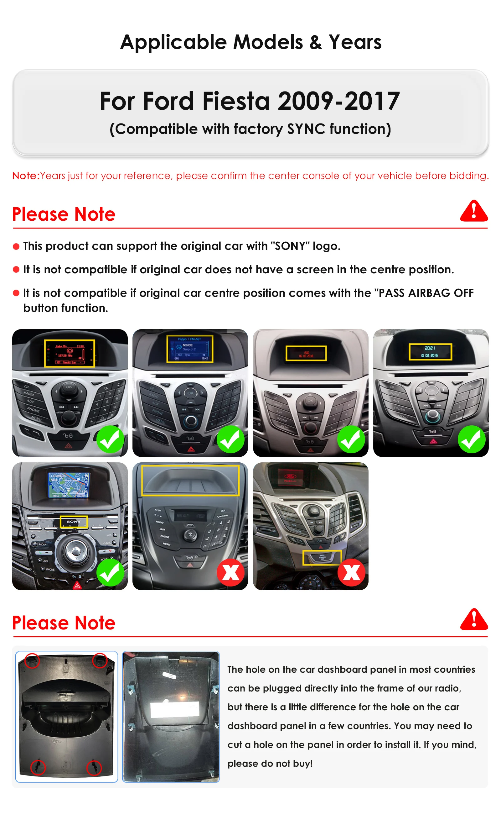 CarPlay Android Car Radio For Ford Fiesta 2009-2017 Car Multimedia Video Player GPS Intelligent Screen 2Din autoradio 360camera