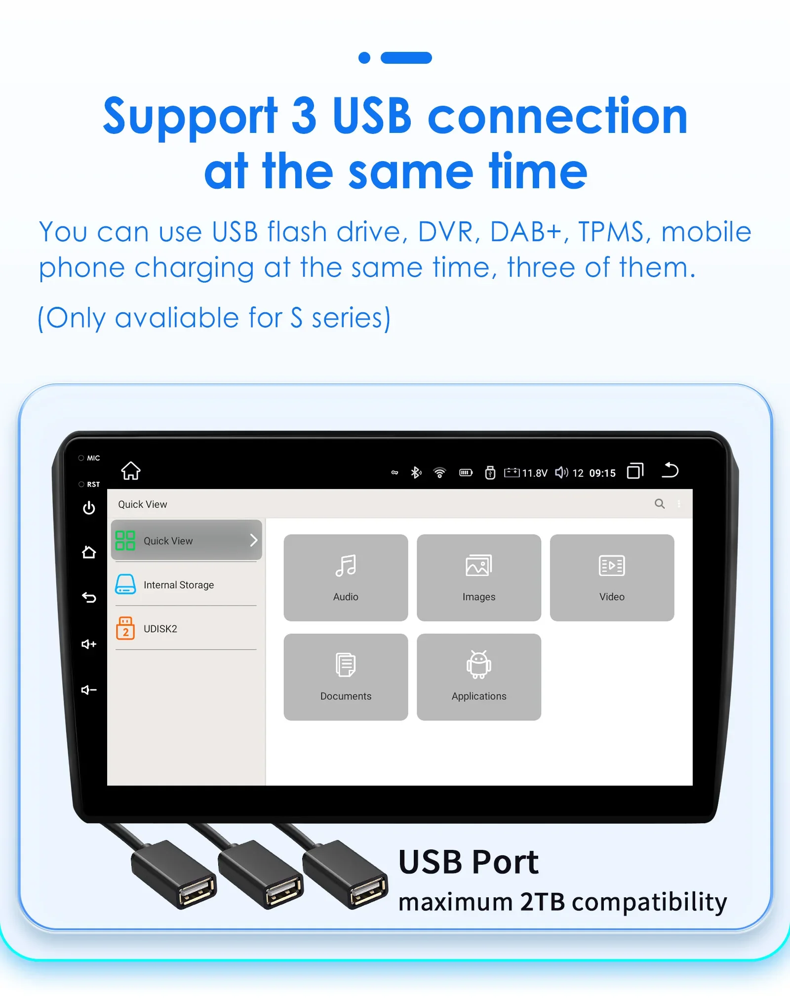 Hizpo 2Din 9inch Android14 Car Radio for Mazda 3 2010 - 2013 Multimedia RDS DSP GPS Navigation Auto BT 4G CarPlay 360CAM UI7862