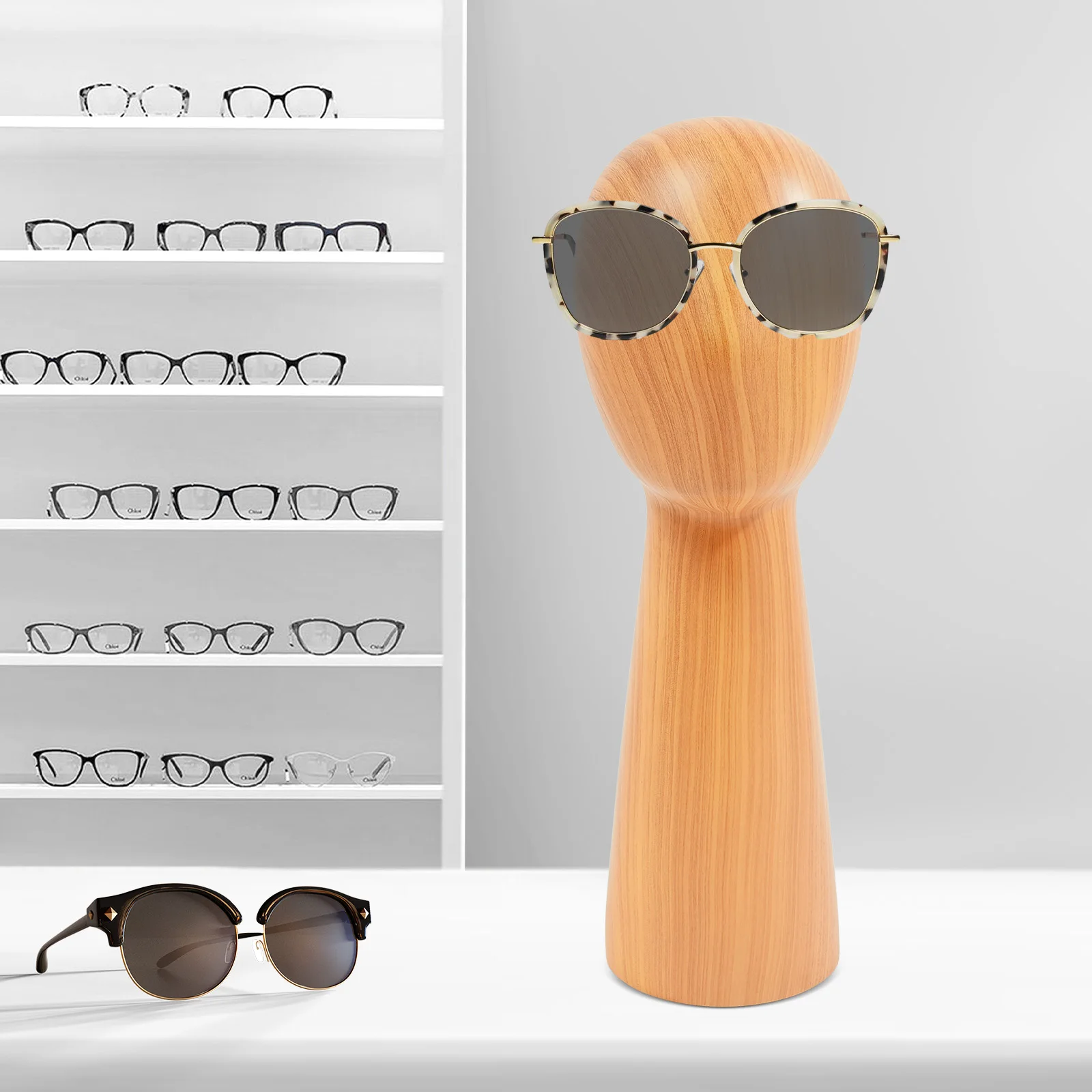Hat And Wig Display Stand Imitation Head Display Stand Mannequin Head Stand Short/Height/Width Display Head Model