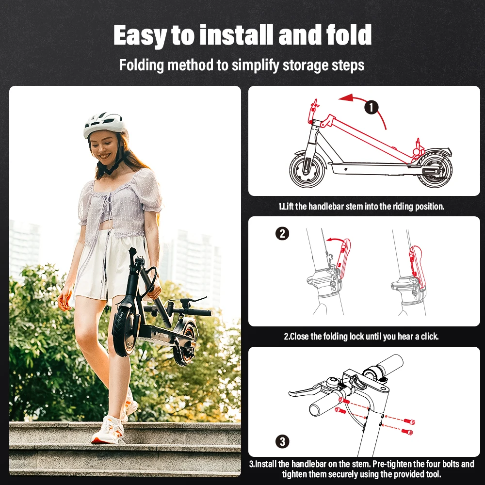 W5/W3 City Electric Scooter 8.5 Inch Tire 36V7.8Ah Max Speed 25km/h Range 24-34km Dual Brake With APP Electric Scooters