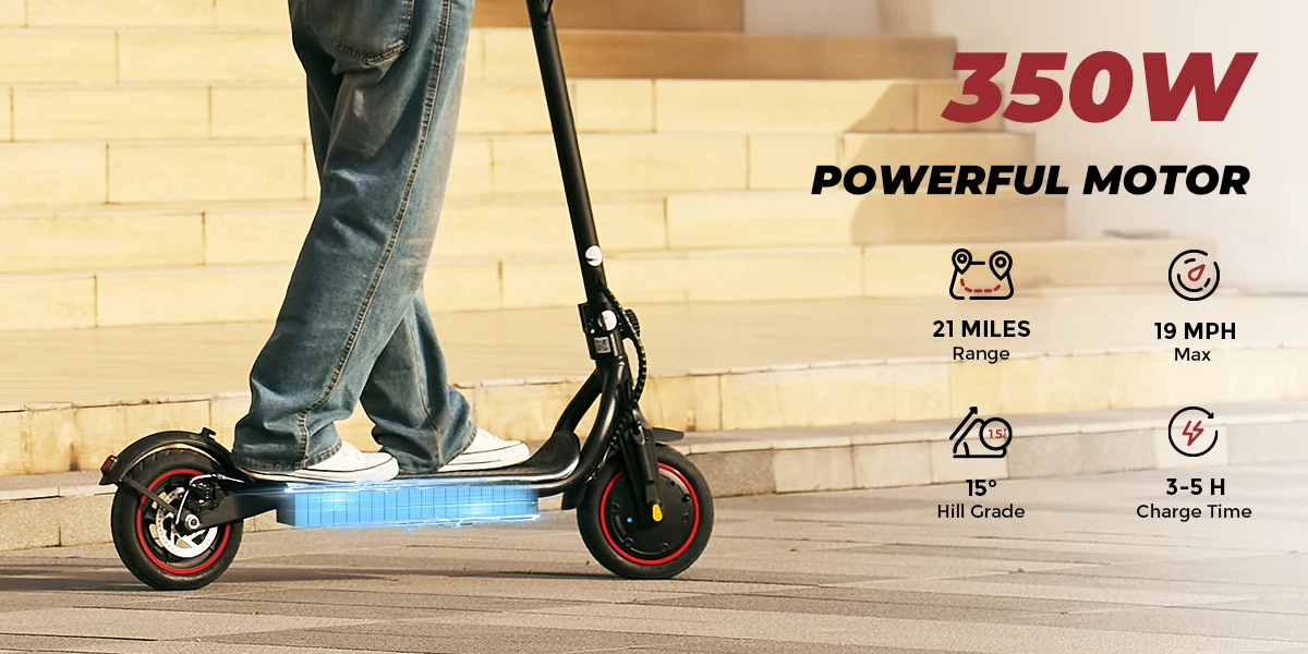 W5/W3 City Electric Scooter 8.5 Inch Tire 36V7.8Ah Max Speed 25km/h Range 24-34km Dual Brake With APP Electric Scooters