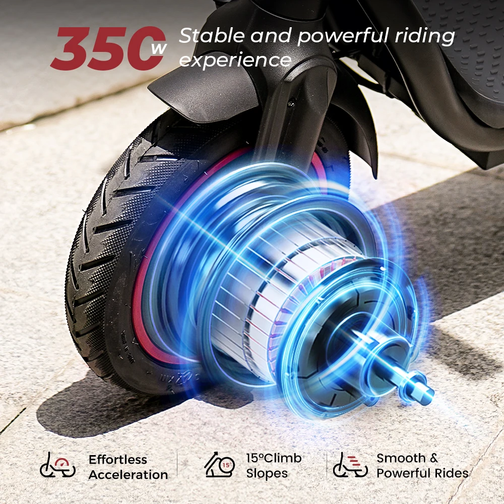 W5/W3 City Electric Scooter 8.5 Inch Tire 36V7.8Ah Max Speed 25km/h Range 24-34km Dual Brake With APP Electric Scooters