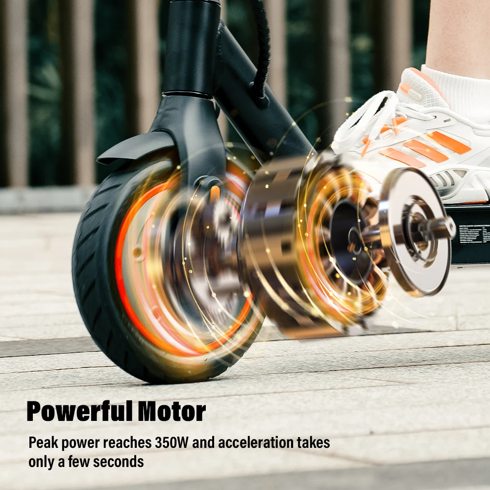 W5/W3 City Electric Scooter 8.5 Inch Tire 36V7.8Ah Max Speed 25km/h Range 24-34km Dual Brake With APP Electric Scooters