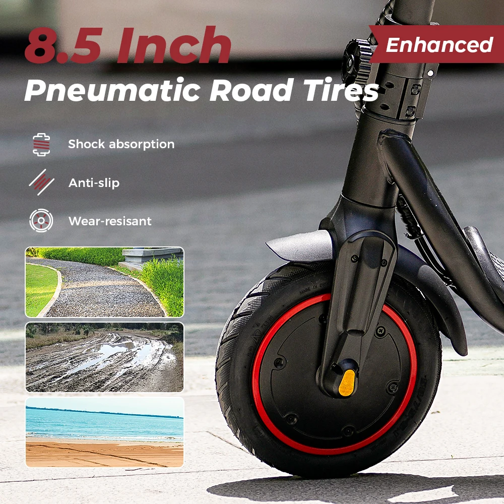 W5/W3 City Electric Scooter 8.5 Inch Tire 36V7.8Ah Max Speed 25km/h Range 24-34km Dual Brake With APP Electric Scooters