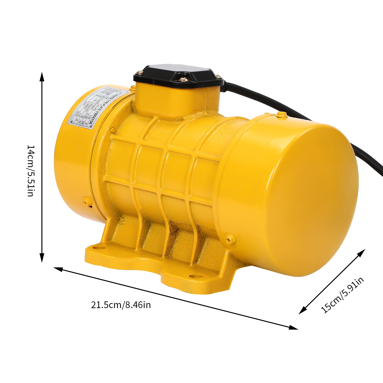 Vibration Motor for Concrete, Electric Vibration Motor, Vibration Motor for Vibrating Table Well-Designed Structure Long Power