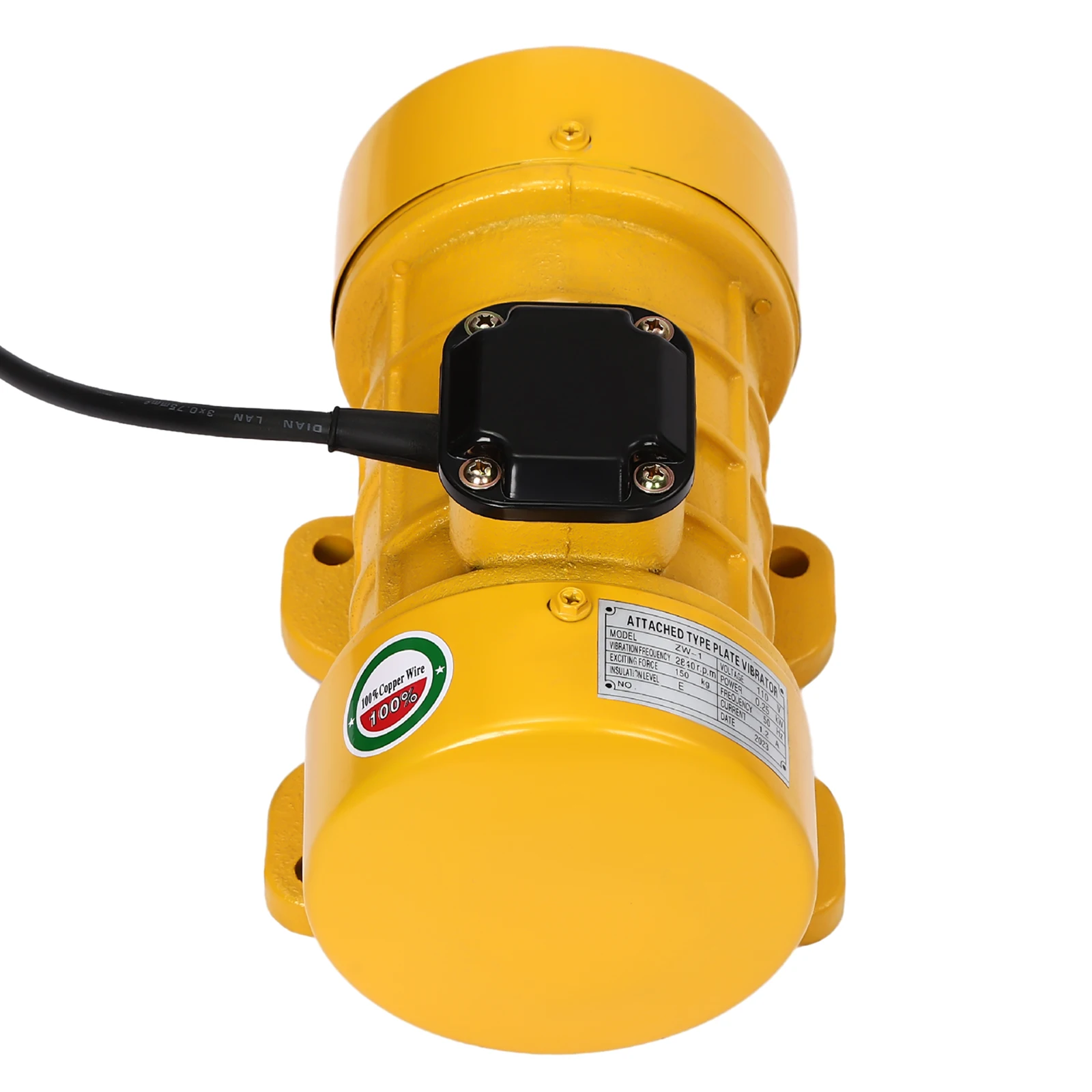 Vibration Motor for Concrete, Electric Vibration Motor, Vibration Motor for Vibrating Table Well-Designed Structure Long Power