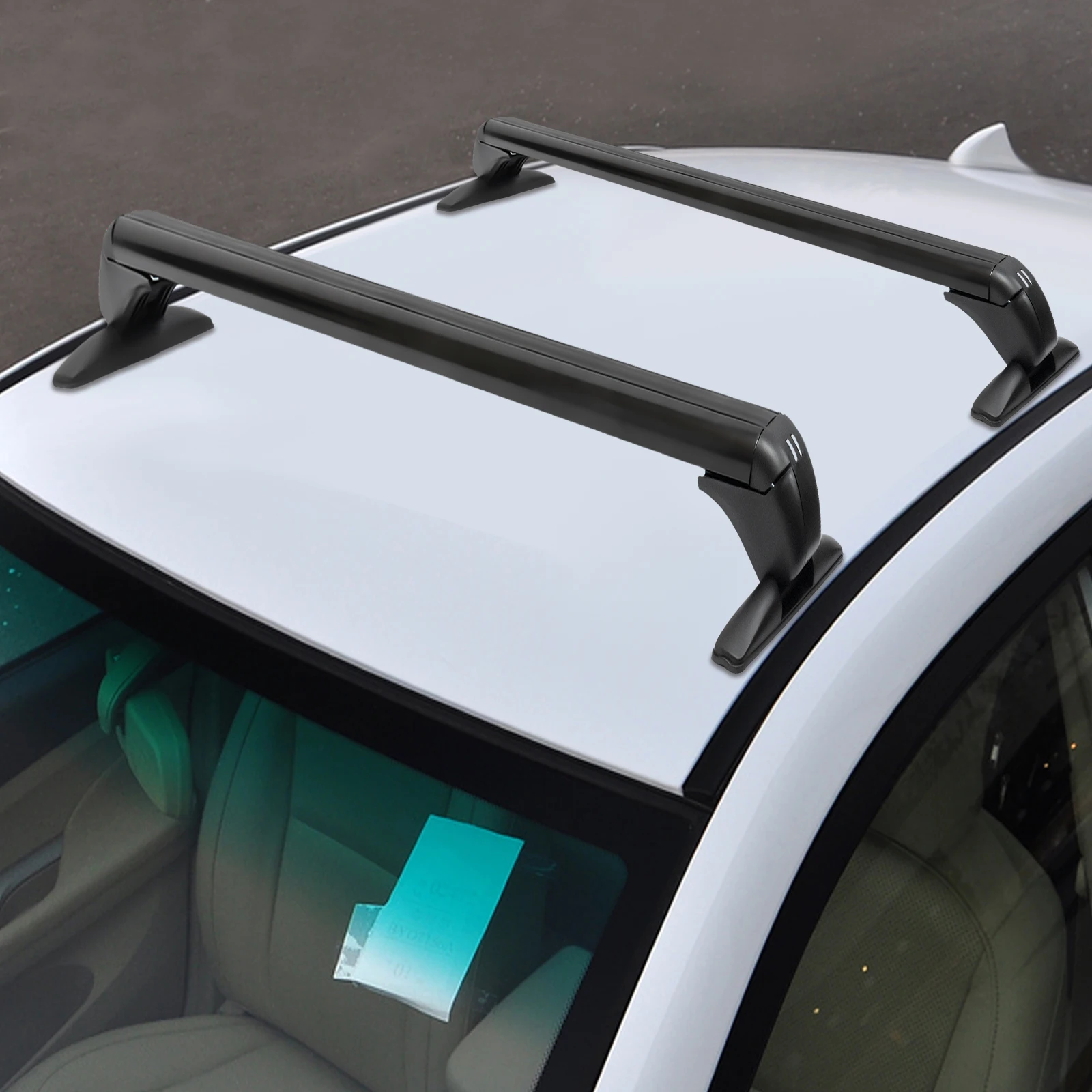 Fits Honda Civic 2006-20 Car Top Roof Rack Cross Bar 43.3" Cargo Luggage Carrie Aluminum Universal Use for 4 or 5 Door Cars