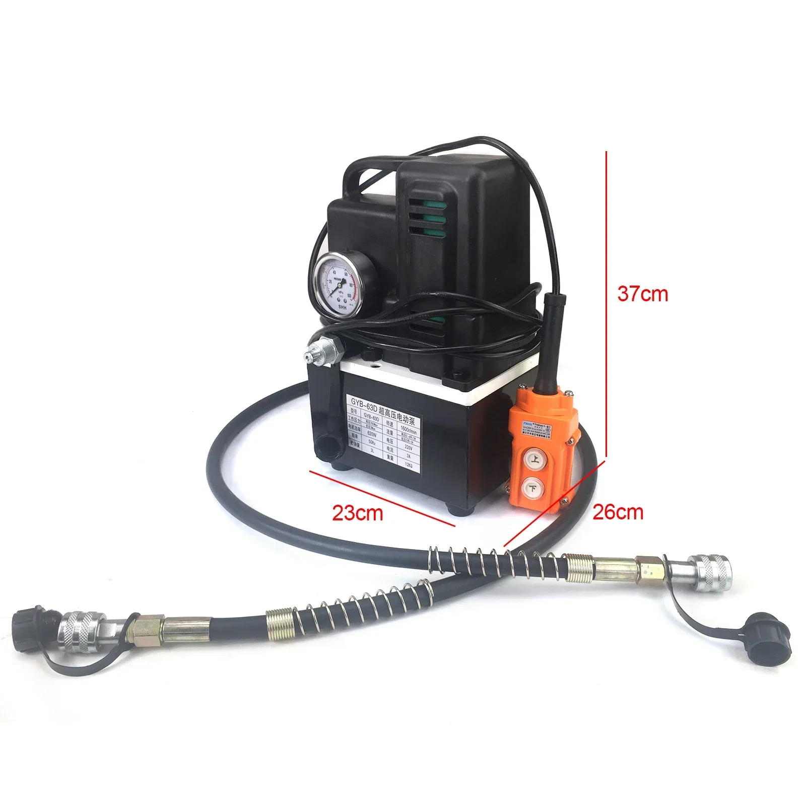 Hydraulic Electric Pump 0.66Gal 1600rpm Hydraulic Oil Electric Pump for Lifting Pressurizing Bending