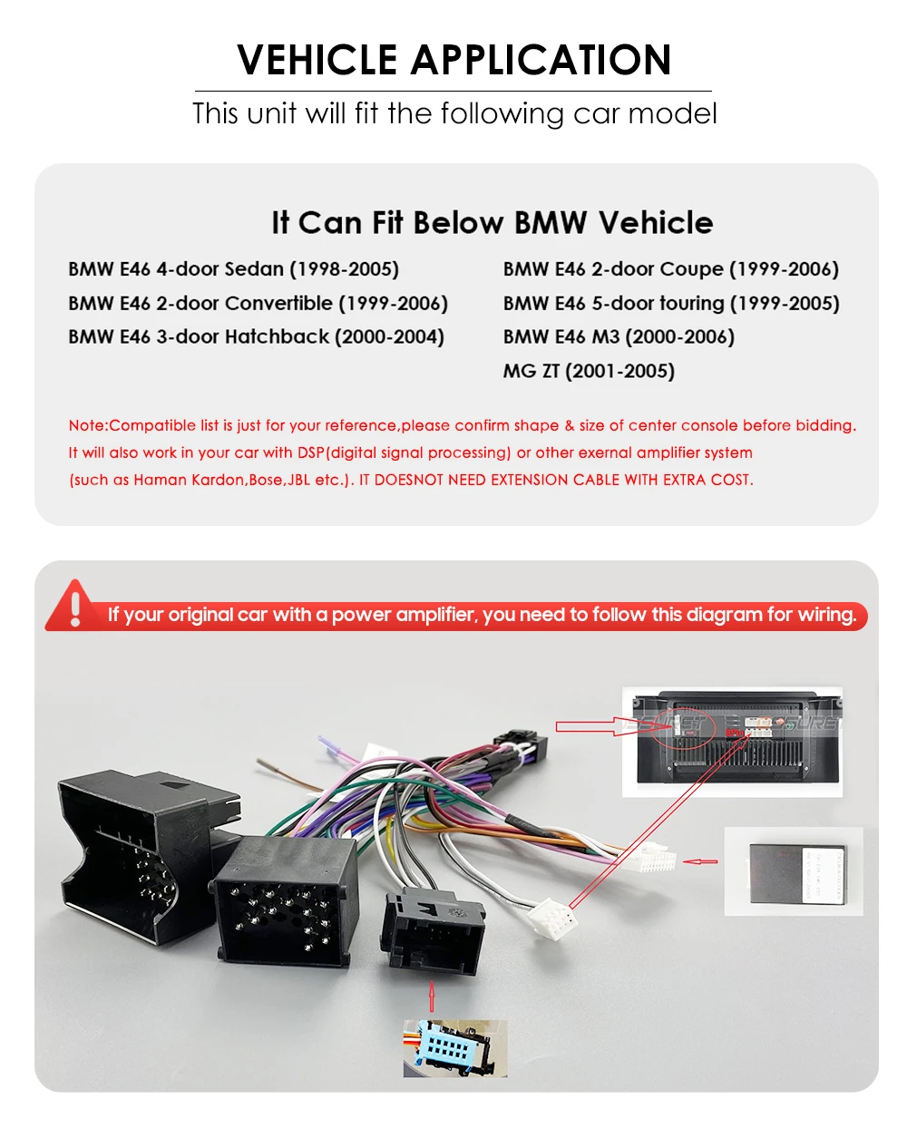 7" HIZPO Android Car Radio Multimedia for BMW E46 3 Series M3 318/320/325/330/335 1998 - 2005 CarPlay 4G BT WiFi SWC RDS DSP