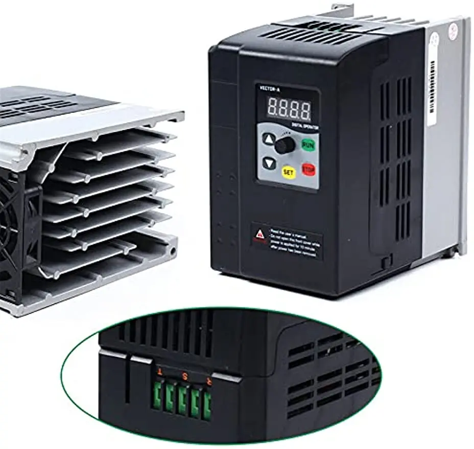 220V/380V 1.5KW/2.2KW Speed Controller Frequency Converter 1/3Phase Frequency Driver
