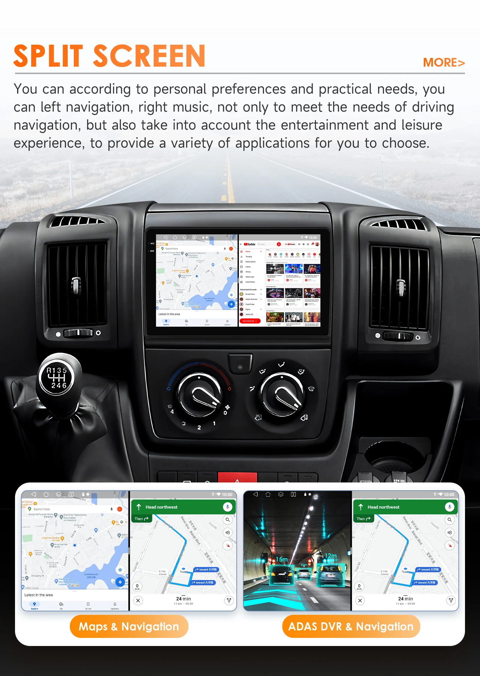 9" Hizpo 2Din Android14 Car Radio for Fiat Ducato Peugeot Boxer Citroen Jumper 4G BT GPS RDS DSP Auto CarPlay Snapdragon 6115