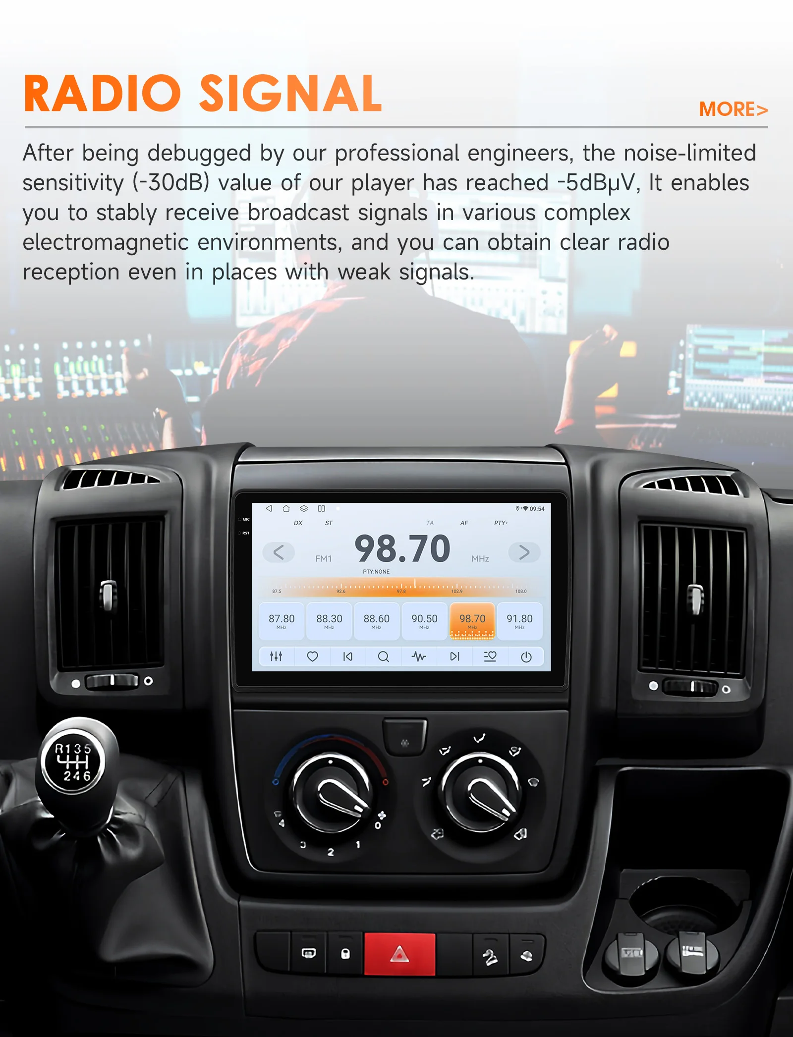 9" Hizpo 2Din Android14 Car Radio for Fiat Ducato Peugeot Boxer Citroen Jumper 4G BT GPS RDS DSP Auto CarPlay Snapdragon 6115