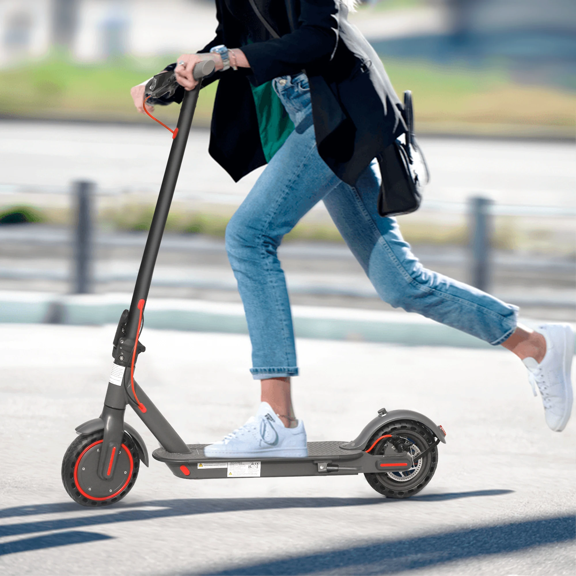 JUICEASE 365TUYA Electric Scooter Powerful Motor 36V 10.4Ah Large-Capacity Battery 35KM Long Range Smart APP 8.5Inch Dual Brake Foldable Kick Commuter Escooter
