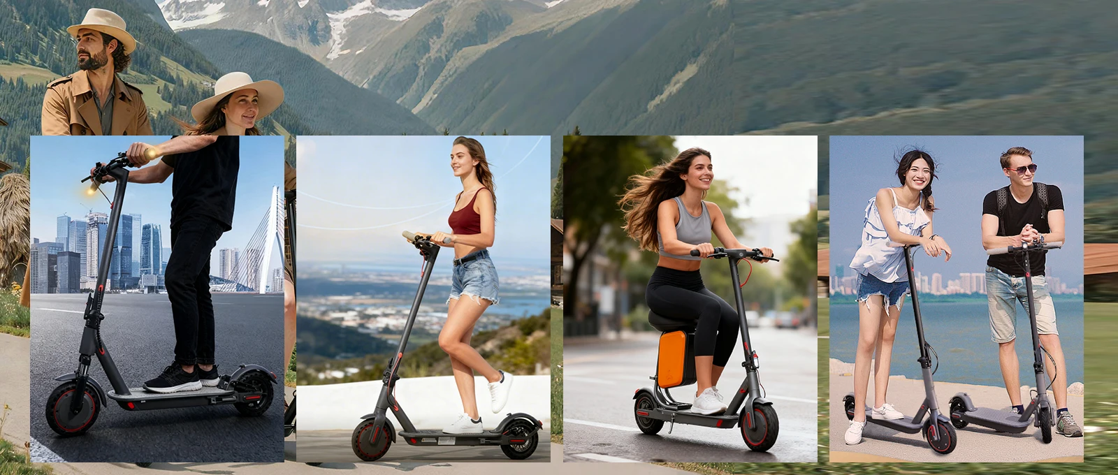 JUICEASE 365TUYA Electric Scooter Powerful Motor 36V 10.4Ah Large-Capacity Battery 35KM Long Range Smart APP 8.5Inch Dual Brake Foldable Kick Commuter Escooter