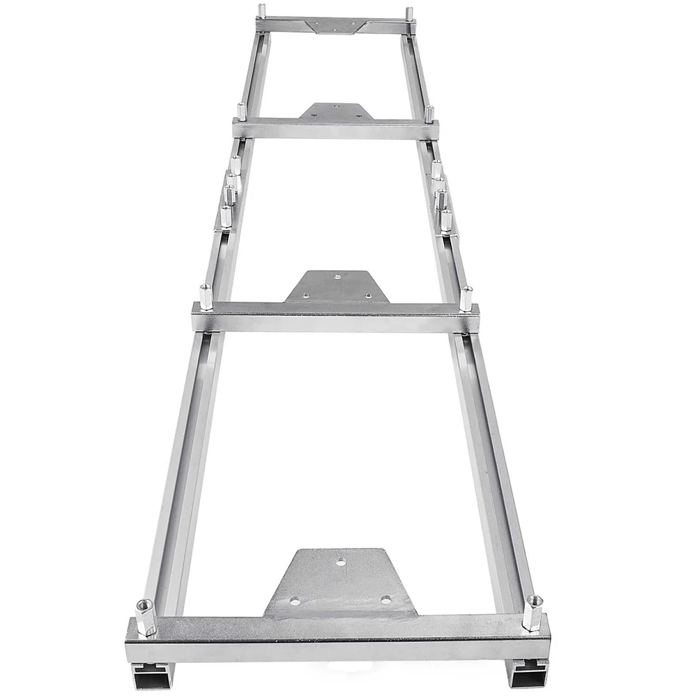 8.8 Ft Professional Chainsaw Milling Rail System Durable Aluminum Ladder Guide Set for Log Wood Chip Cutting Compatible