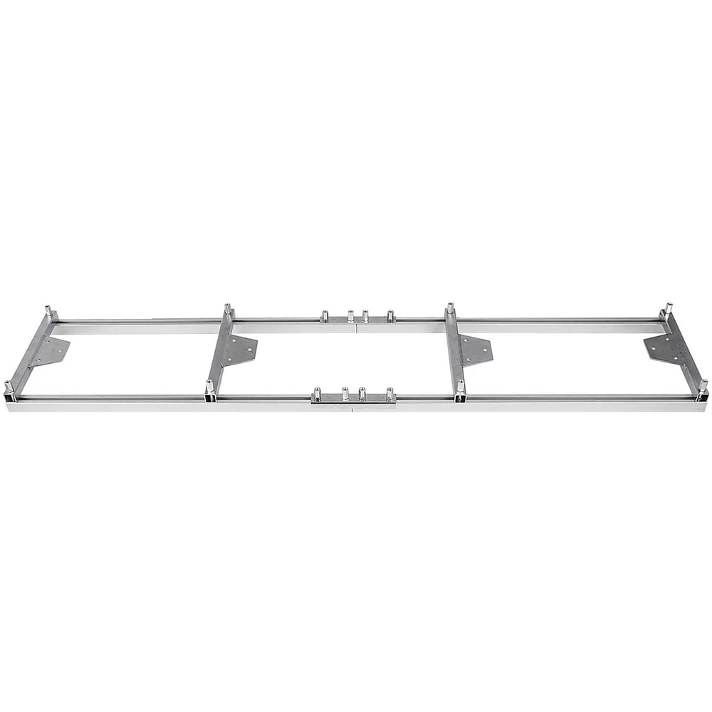 8.8 Ft Professional Chainsaw Milling Rail System Durable Aluminum Ladder Guide Set for Log Wood Chip Cutting Compatible