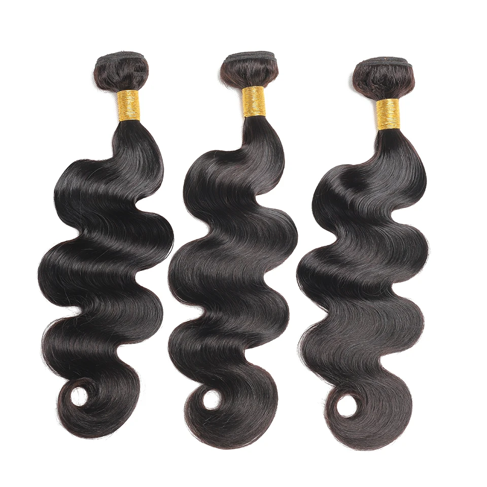 Body Wave Lace Closure With Hair Bundles 100% Human Bundle With 4X4 5X5 Transparent Lace Closure Remy Hair Weave Extensions