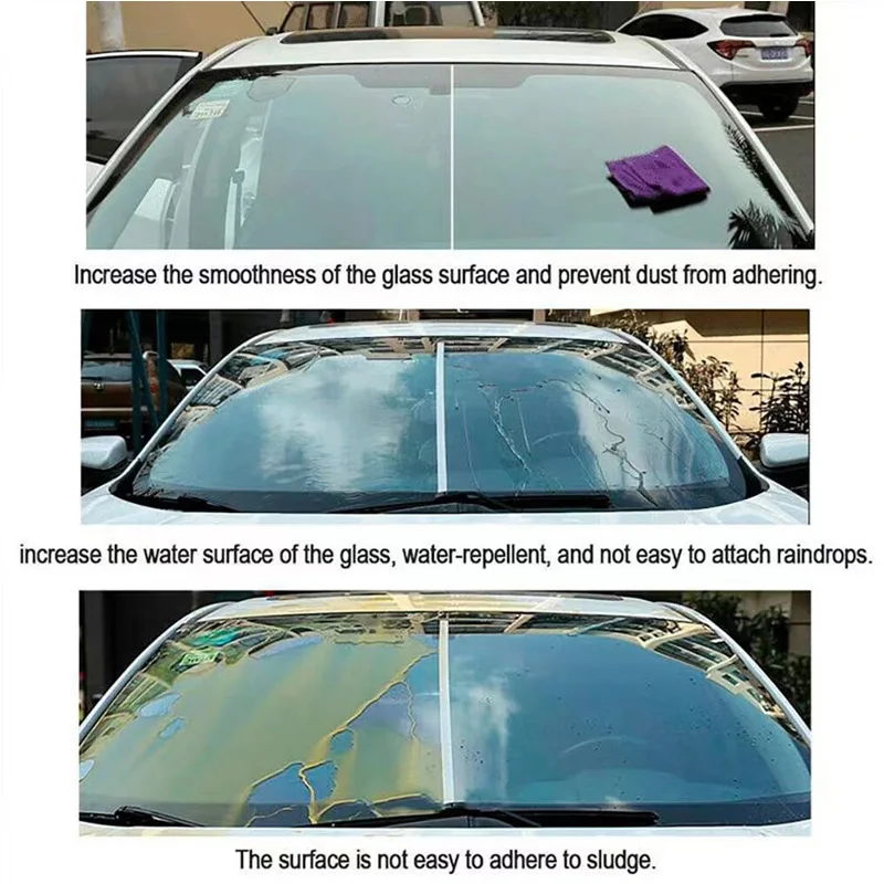 HGKJ S2 Anti-rain Car Glass Coating Agent Rain Remover Auto Accessories Safe Driving Windshield Water Repellent Hydrophobic