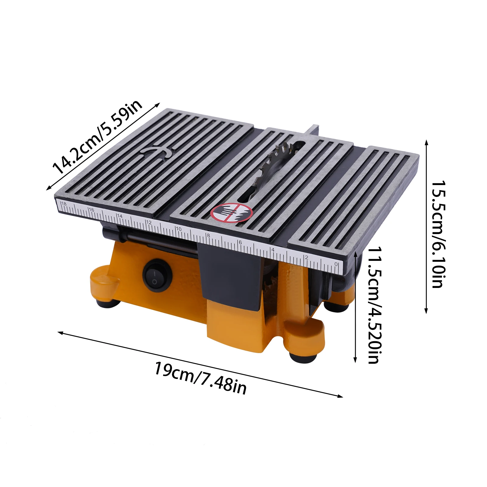 100mm/4" Mini Table Saw Cutting Machine Tool Wood Glass Stone Cutter DIY