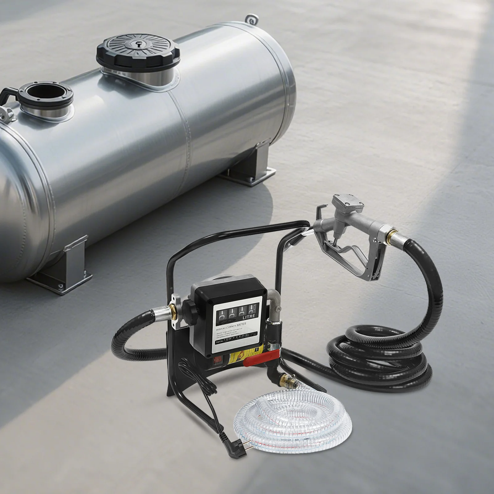 200W 220V Electric Oil Pump Oil Transfer Pump For Engines of Vehicles Boats, Motorcycles, Trucks 45L/min 3600R/min