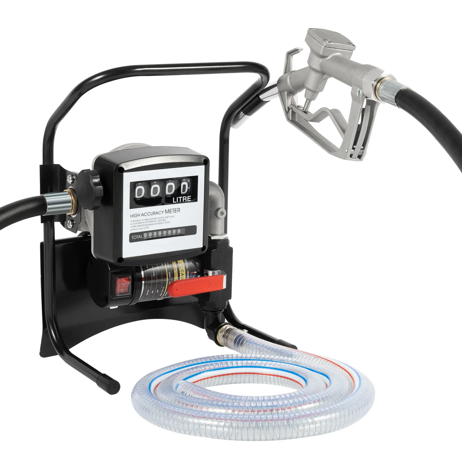 200W 220V Electric Oil Pump Oil Transfer Pump For Engines of Vehicles Boats, Motorcycles, Trucks 45L/min 3600R/min