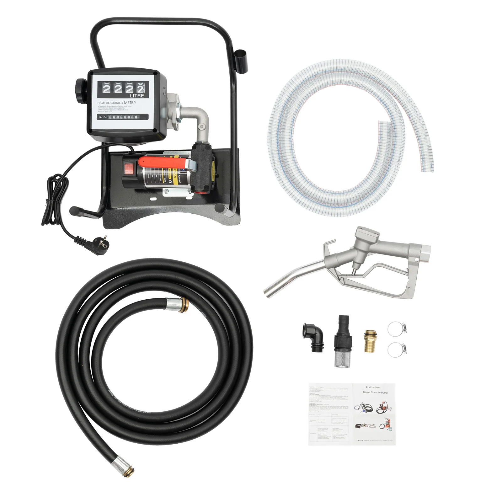 200W 220V Electric Oil Pump Oil Transfer Pump For Engines of Vehicles Boats, Motorcycles, Trucks 45L/min 3600R/min