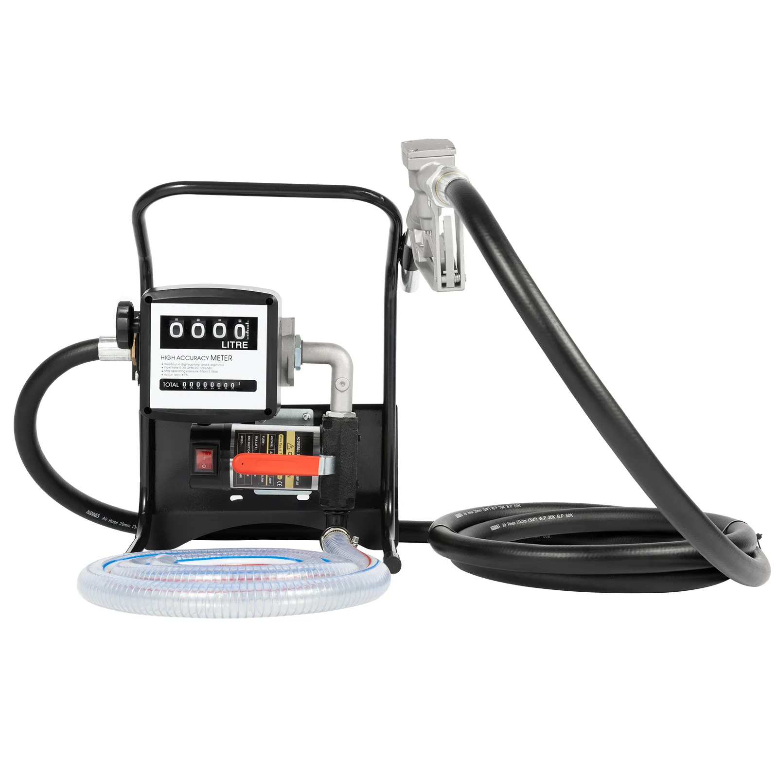 200W 220V Electric Oil Pump Oil Transfer Pump For Engines of Vehicles Boats, Motorcycles, Trucks 45L/min 3600R/min