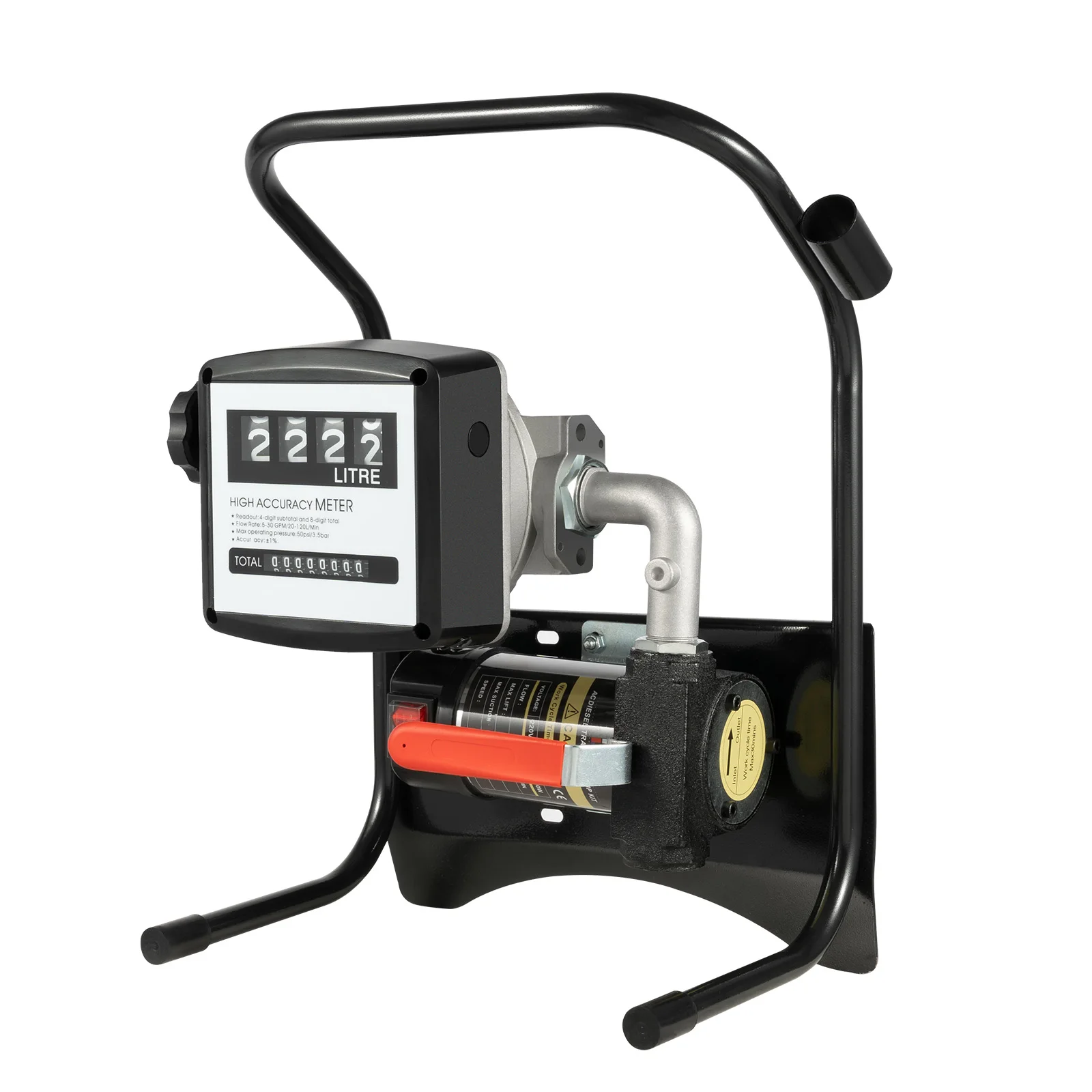 200W 220V Electric Oil Pump Oil Transfer Pump For Engines of Vehicles Boats, Motorcycles, Trucks 45L/min 3600R/min