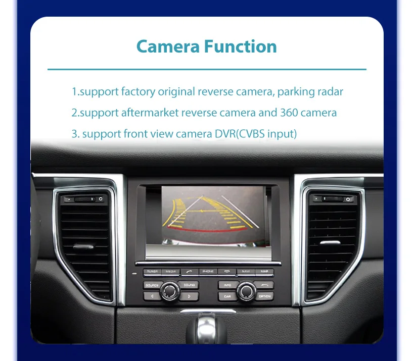 Wireless CarPlay 6.5" For Ferrari California T 2015 16 17 18 Years Android mirror link AirPlay CarPlay function