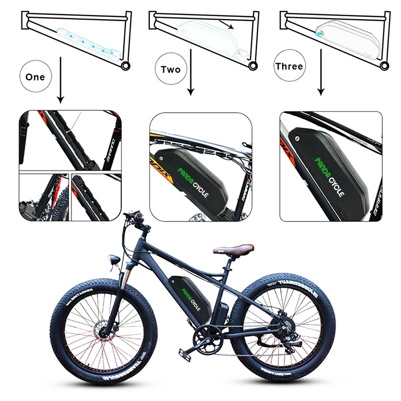 Polly DP‑2 Downtube E‑Bike Lithium Battery,Unterrohr Ersatzakku 36V 24.5Ah 48V 17.5Ah 18650 Cells,Compatible for Bafang BBS02 BBS03 BBSHD Mid‑Drive Motor 1000W‑1500W,Ship From DE Local Warehouse Fast Delivery