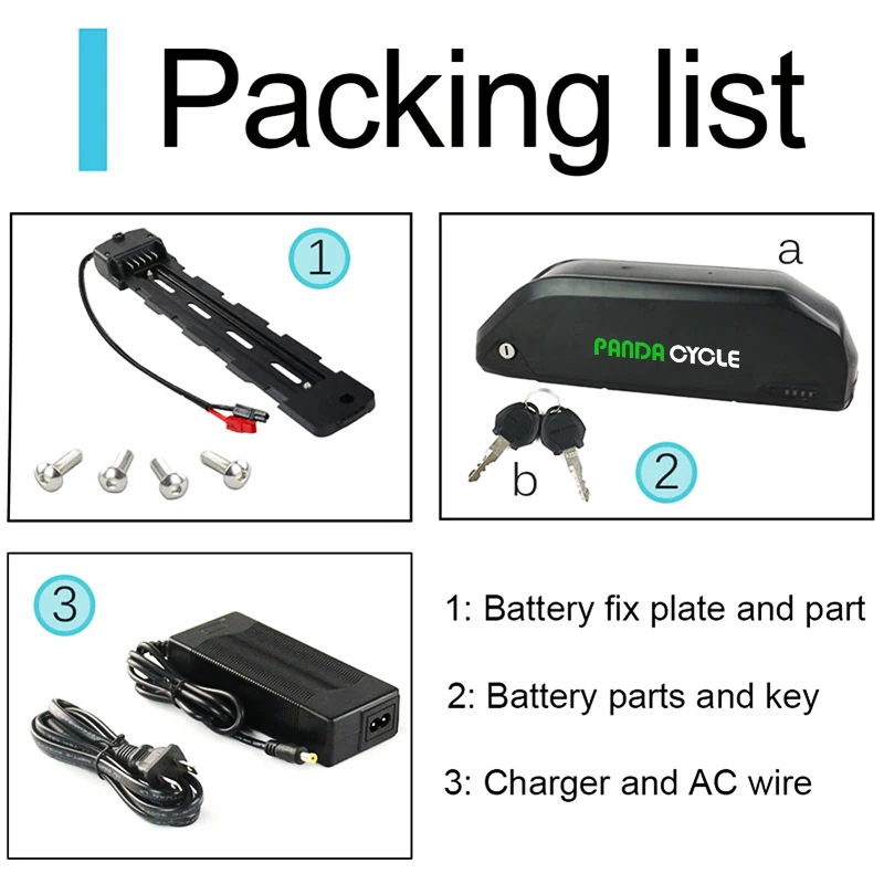 Polly DP‑2 Downtube E‑Bike Lithium Battery,Unterrohr Ersatzakku 36V 24.5Ah 48V 17.5Ah 18650 Cells,Compatible for Bafang BBS02 BBS03 BBSHD Mid‑Drive Motor 1000W‑1500W,Ship From DE Local Warehouse Fast Delivery